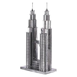 Metalowy Model 3D - Wieże Petronas